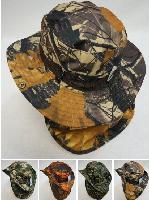 Boonie Hat with Cloth Flap [Hardwood Camo]
